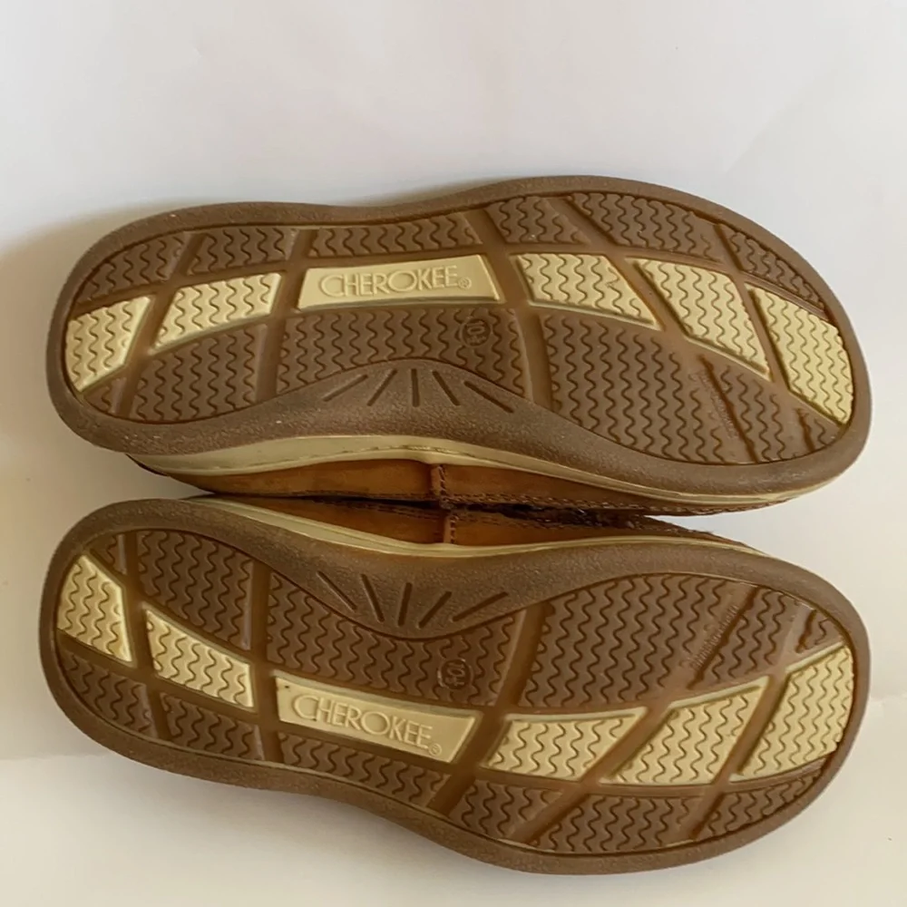 Cherokee Boys Dress Leather Comfort Shoes Slip On 10.5